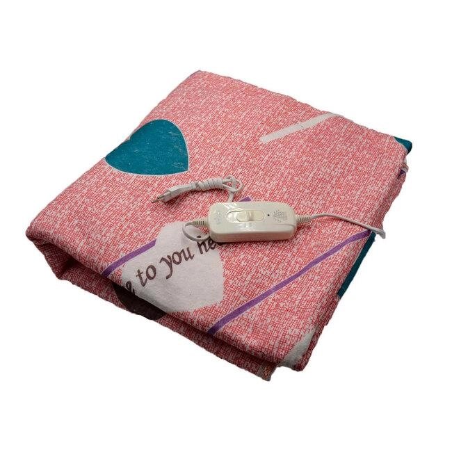 Електропростирадла Electric Blanket 7418 115х140 см Pink Heart від компанії Придбай - фото 1