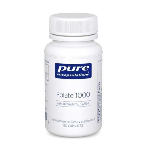 Фолат Pure Encapsulations 1000 мг 90 капсул (21431)