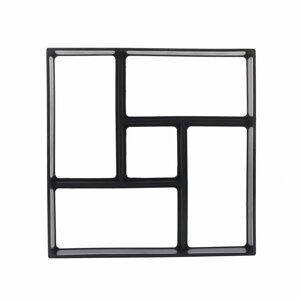 Форма виготовлення тротуарної плитки Lesko P40X40 40х40 см Black 13520-85827