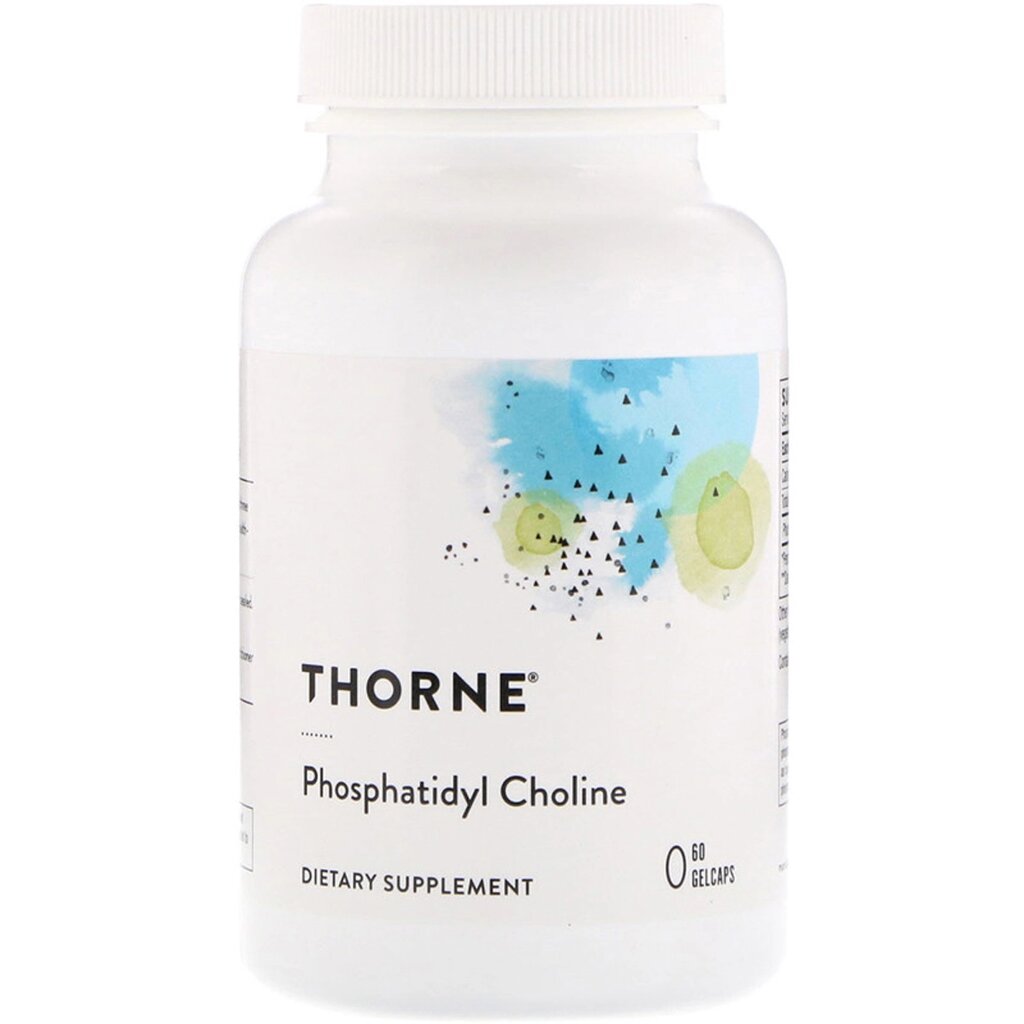 Фосфатидилхолін, Thorne Research, Phosphatidyl Choline, 60 гелевих капсул від компанії Придбай - фото 1