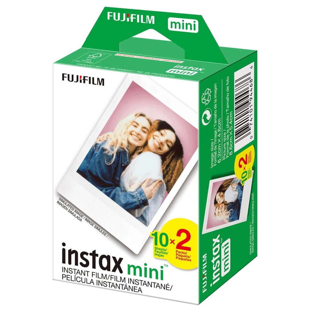 Фотопапір Fujifilm Colorfilm Instax Mini Glossy Link/11/12/40/70/90 EVO 20 шт (2148686498) від компанії Придбай - фото 1