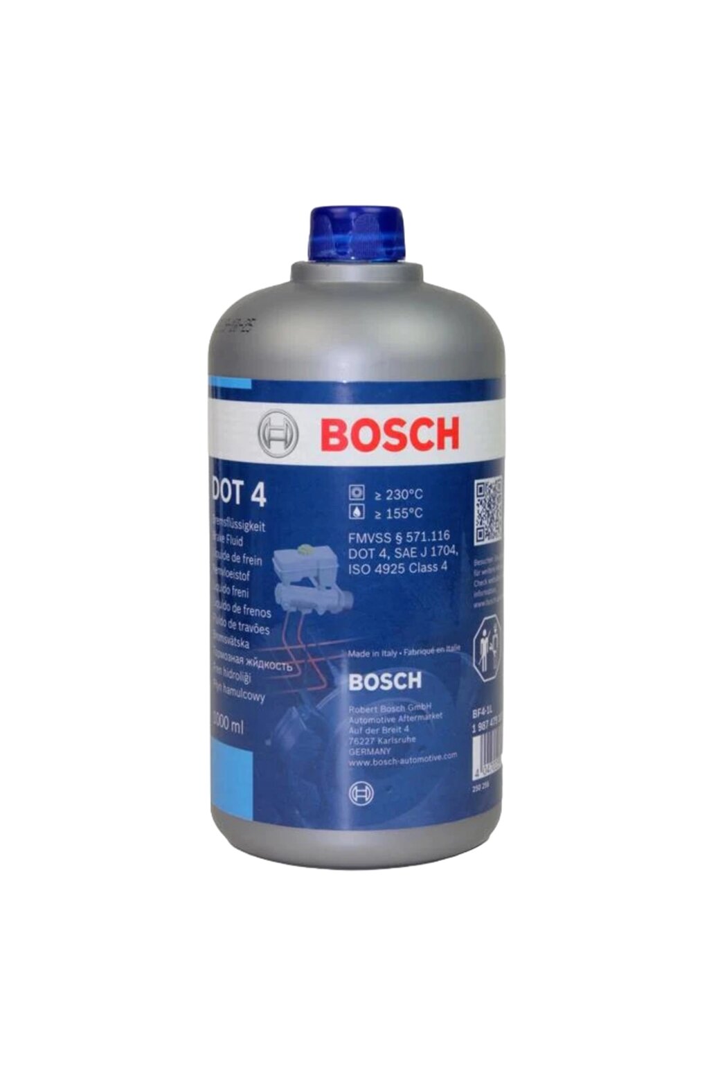 Гальмівна рідина Bosch Brake Fluid DOT 4 1000 мл (1 987 479 107) від компанії Придбай - фото 1