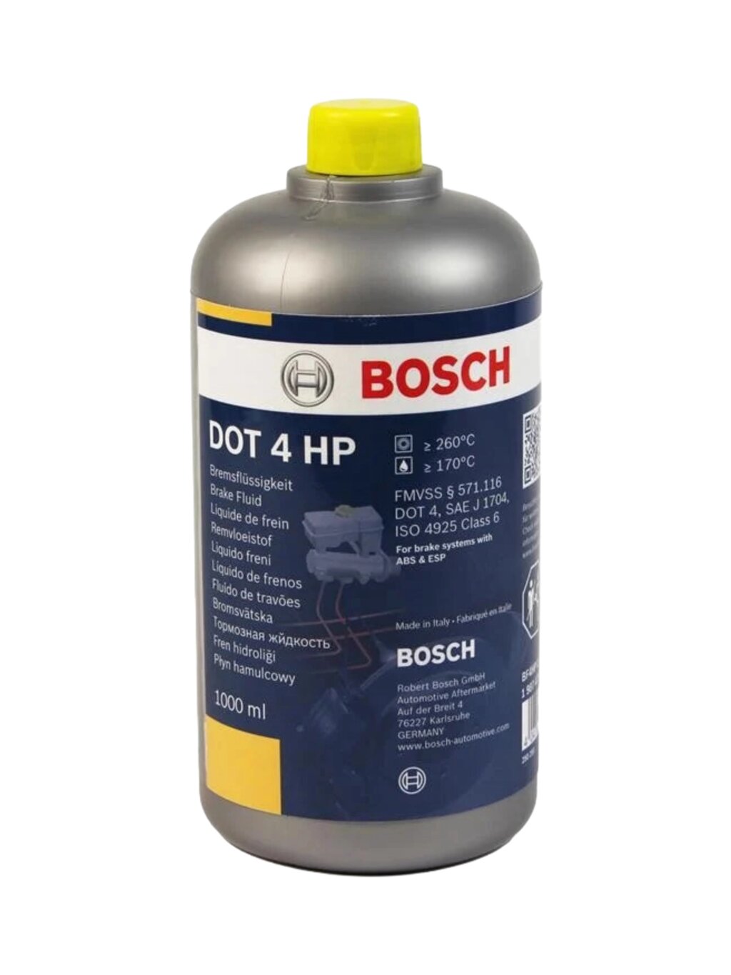 Гальмівна рідина Bosch DOT4 HP 1000 мл (1 987 479 113) від компанії Придбай - фото 1