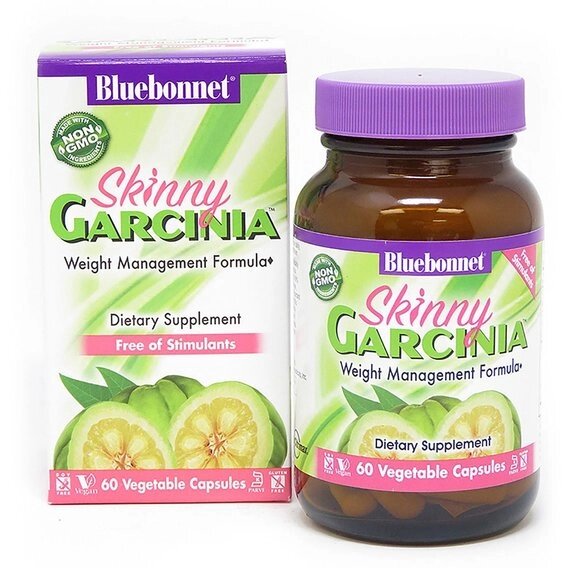 Гарцинія Bluebonnet Nutrition Skinny Garcinia Weight Management Formula 60 Veg Caps від компанії Придбай - фото 1