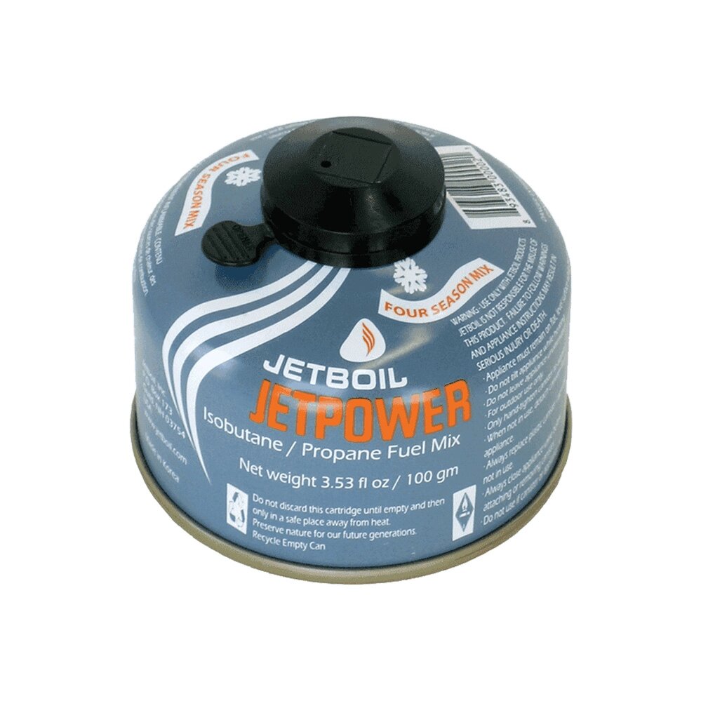 Газовий різьбовий балон Jetboil Jetpower fuel 100 gr. (1033-JB JF100-EU) від компанії Придбай - фото 1