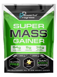 Гейнер Powerful Progress Super Mass Gainer 1000g (1086-100-26-6510180-20)