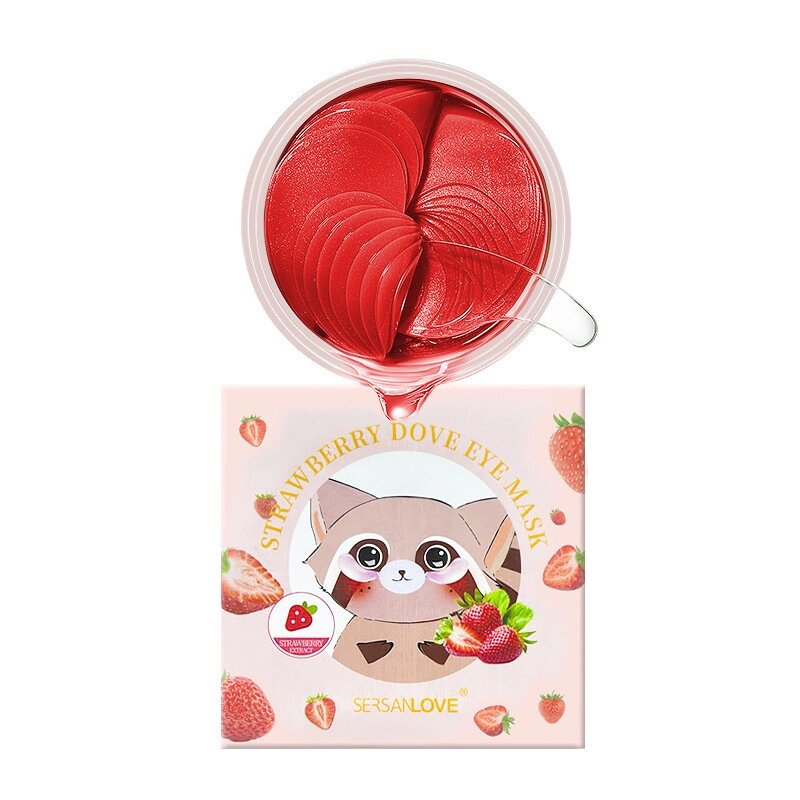 Гідрогелеві патчі Sersanlove StrawBerry Dove Eye Mask 90 г від компанії Придбай - фото 1