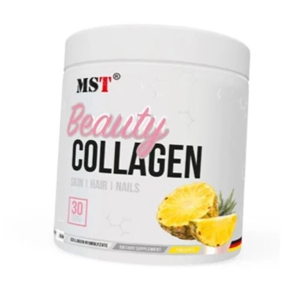 Гідролізований колаген з Гіалуроновою кислотою і Вітаміном С Collagen Beauty MST 225г Ананас (68288006) від компанії Придбай - фото 1