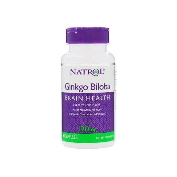 Гінкго Білоба Natrol Ginkgo Biloba 120 mg 60 Caps від компанії Придбай - фото 1