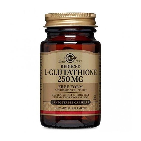 Глутатіон Solgar Reduced L-Glutathione 250 mg 30 Veg Caps від компанії Придбай - фото 1