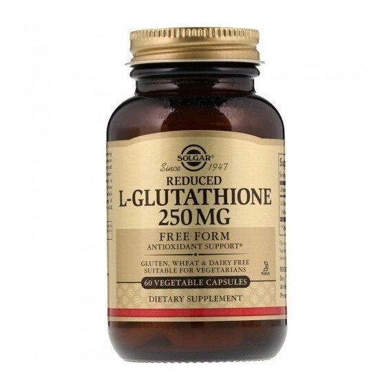 Глутатіон Solgar Reduced L-Glutathione 250 mg 60 Veg Caps від компанії Придбай - фото 1