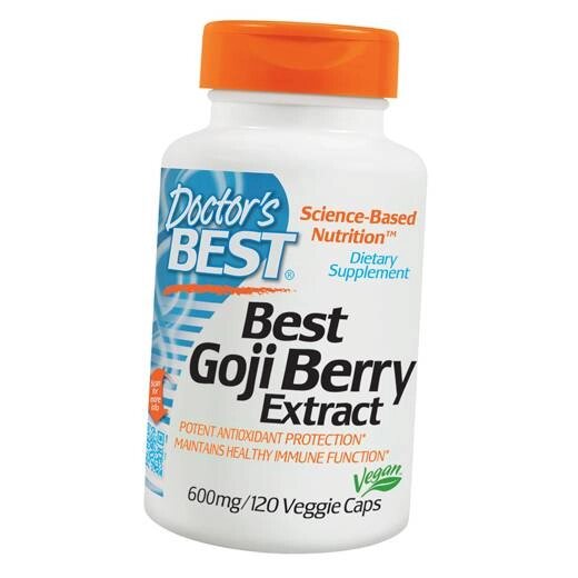 Goji Berry Extract 600 Doctor's Best 120веккапс (71327001) від компанії Придбай - фото 1