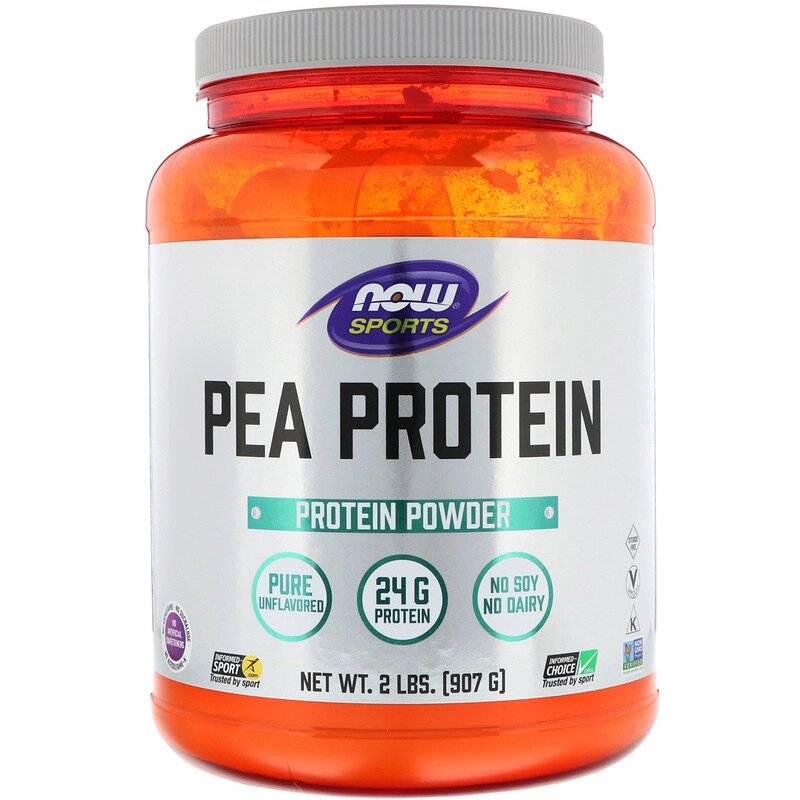 Гороховий протеїн неприправлений Pea Protein Now Foods Sports 907 від компанії Придбай - фото 1