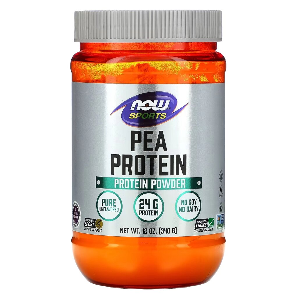 Гороховий протеїн порошок Now Pea Protein 340 від компанії Придбай - фото 1