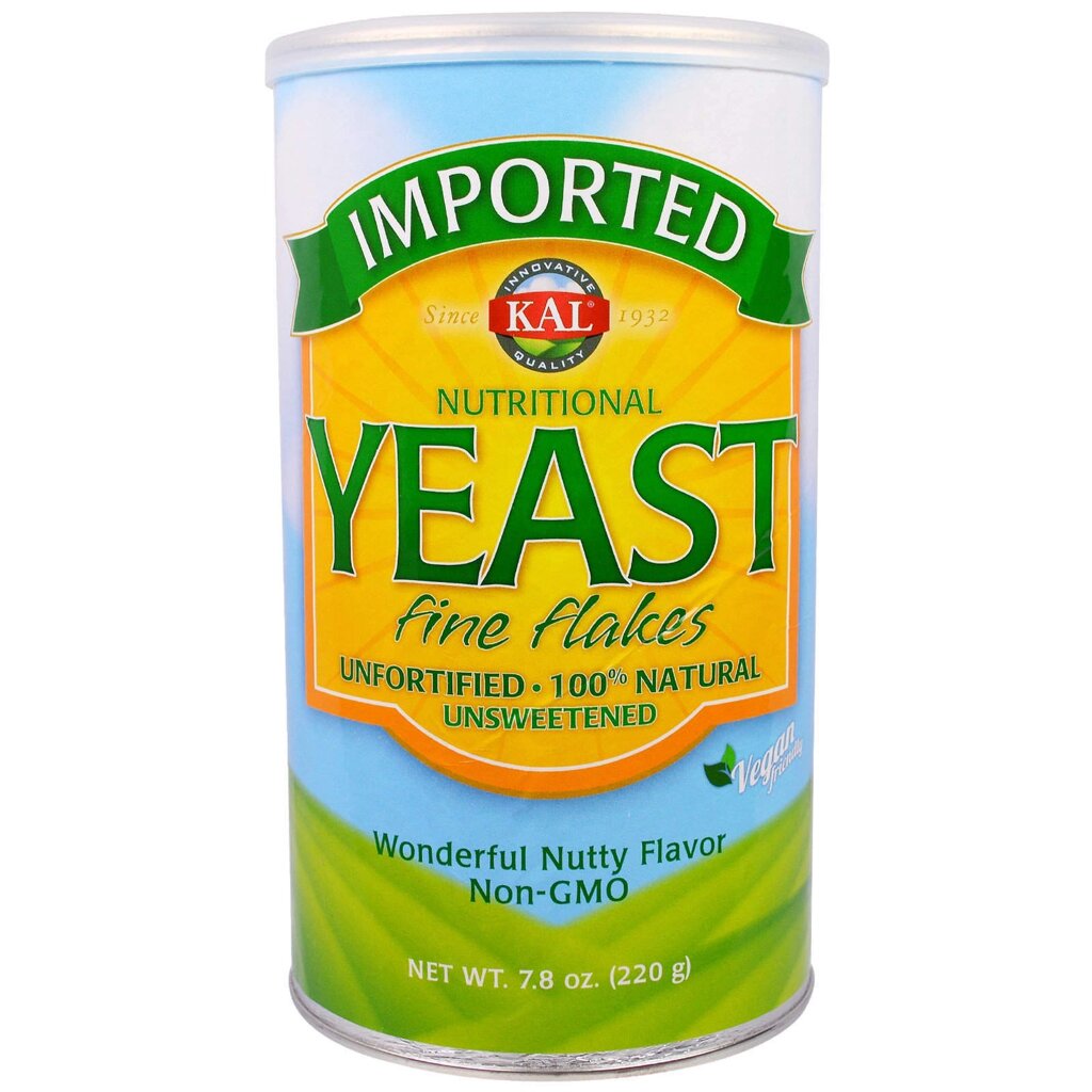 Харчові дріжджі Nutritional Yeast KAL дрібні пластівці 220 г від компанії Придбай - фото 1