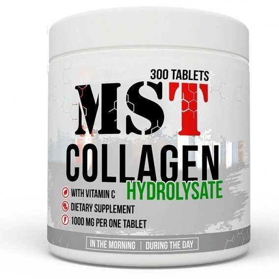 Хондропротектор ( для спорту ) MST Nutrition Collagen Hydrolysate 300 Tabs від компанії Придбай - фото 1