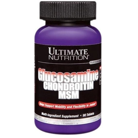 Хондропротектор ( для спорту ) Ultimate Nutrition Glucosamine & Chondroitin & MSM 90 Tabs від компанії Придбай - фото 1