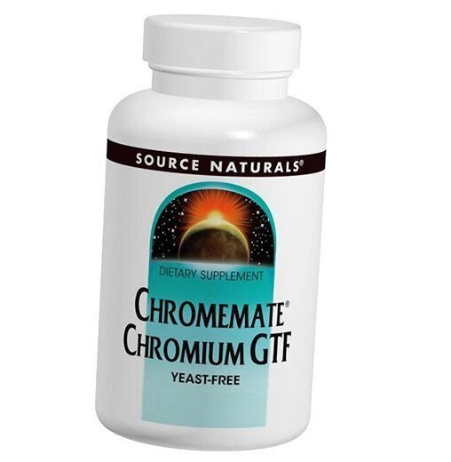 Хром GTF Chromium GTF Source Naturals 240таб (36355120) від компанії Придбай - фото 1