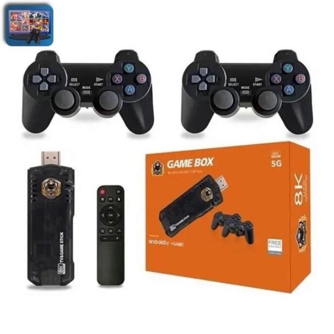 Ігрова приставка + Смарт тб OPT-TOP Game Box X8 8K/5G Smart TV 64 ГБ (2103354313) від компанії Придбай - фото 1