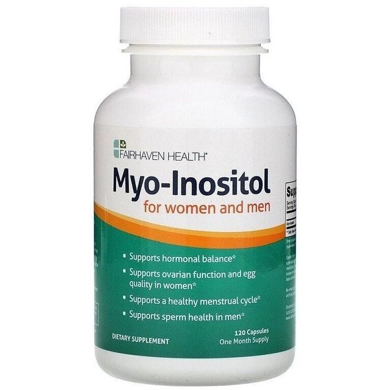 Інозитол Fairhaven Health Myo-Inositol For Women and Men 120 Caps від компанії Придбай - фото 1