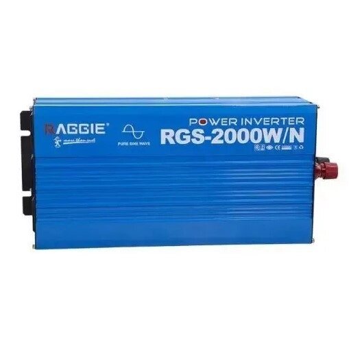 Інвертор Raggie Pure Sine Wave RGS-2000W 12V перетворювач напруги із чистою синусоїдою від компанії Придбай - фото 1