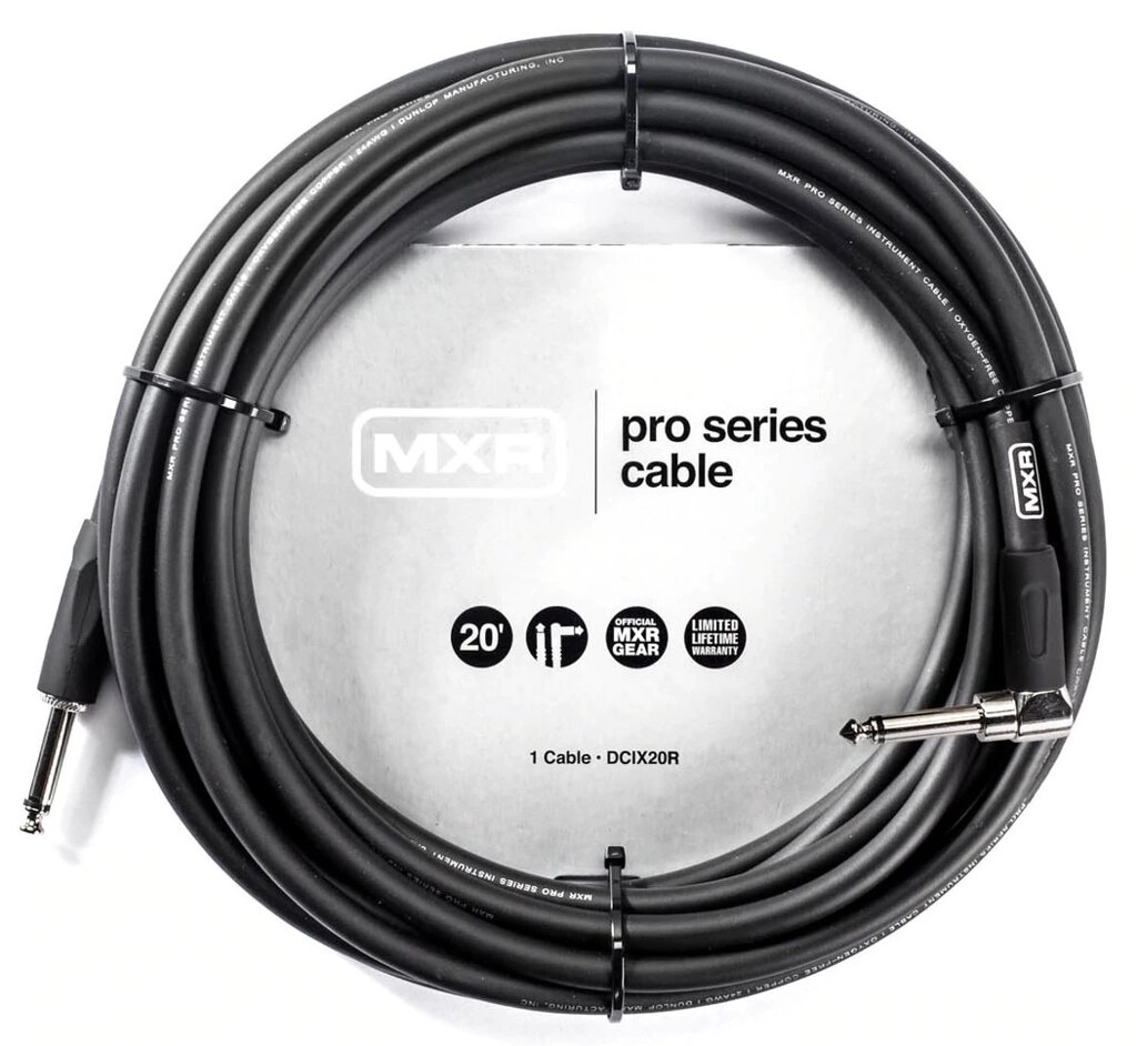 Кабель інструментальний Dunlop DCIX20R MXR Pro Series Instrument Cable 6.0m (20ft) (Straight/Right) від компанії Придбай - фото 1