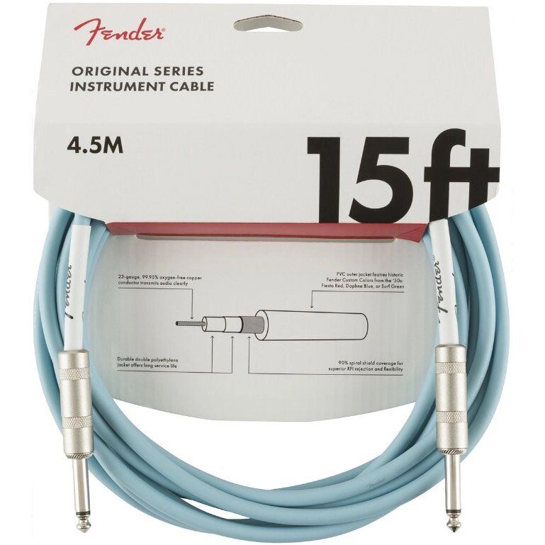 Кабель інструментальний Fender Original Series Instrument Cable 4.5m (15ft) 0990515003 від компанії Придбай - фото 1