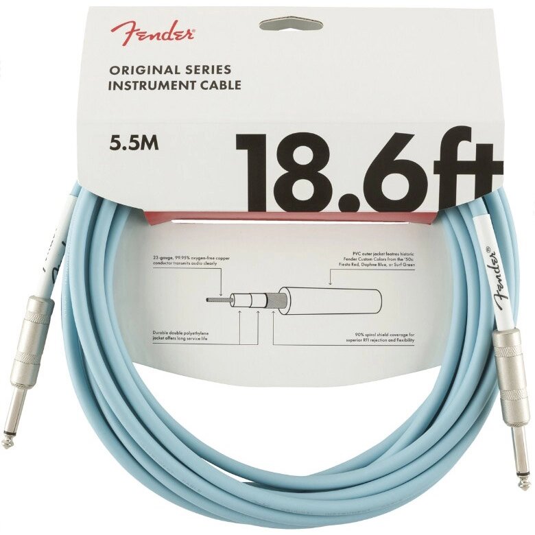 Кабель інструментальний Fender Original Series Instrument Cable 5.5m (18.6ft) 0990520003 від компанії Придбай - фото 1