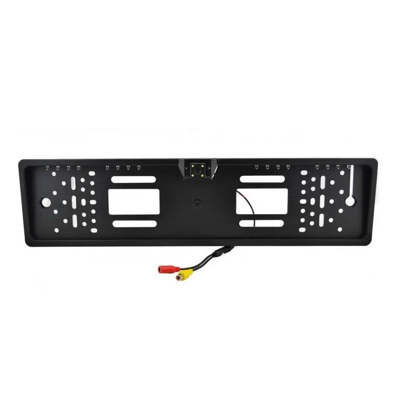 Камера заднього виду в рамці номерного знака бездротова HLV European License Plate Parking Sensor 8012 Black від компанії Придбай - фото 1