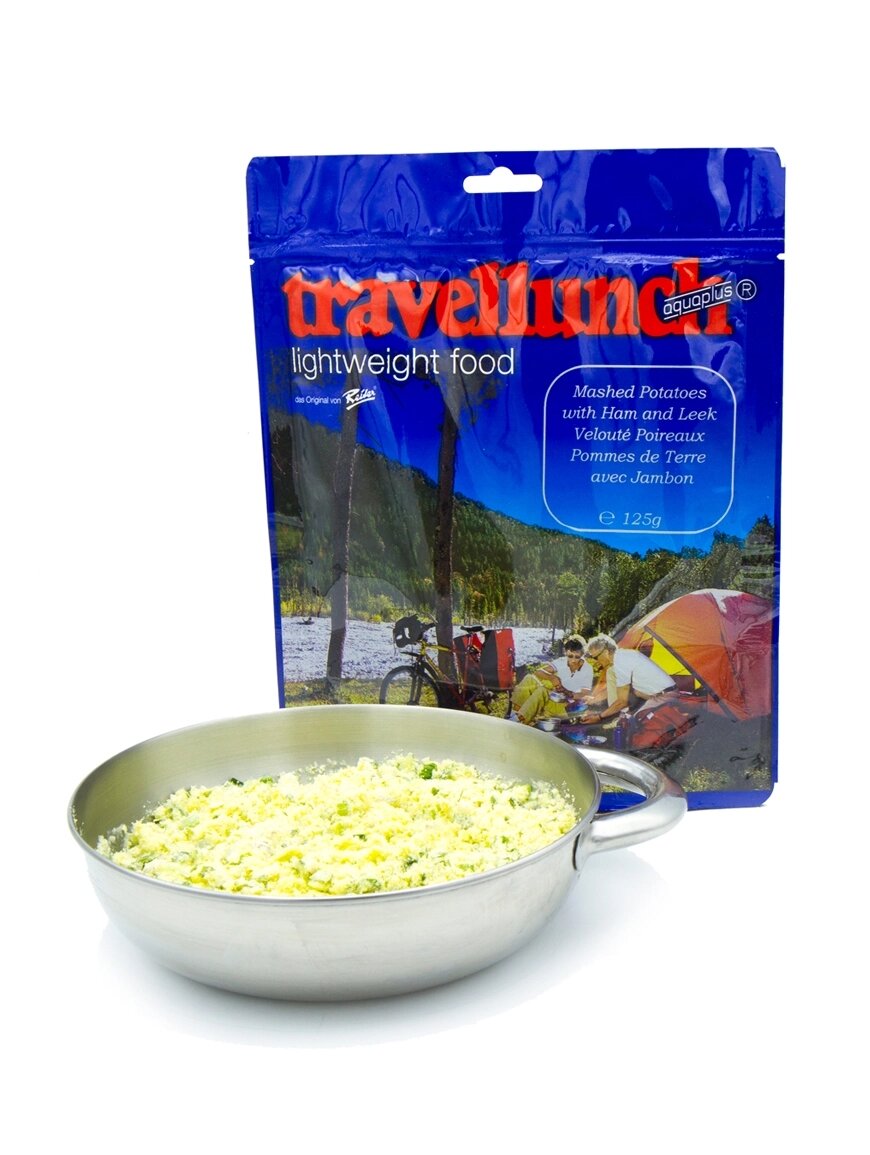 Картопля Travellunch з шинкою та цибулею-пореєм 125 г 1 порція (1004-50157) від компанії Придбай - фото 1