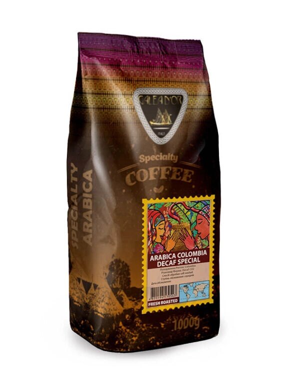 Кава в зернах Galeador ARABICA COLUMBIA DEFAC 1 кг від компанії Придбай - фото 1