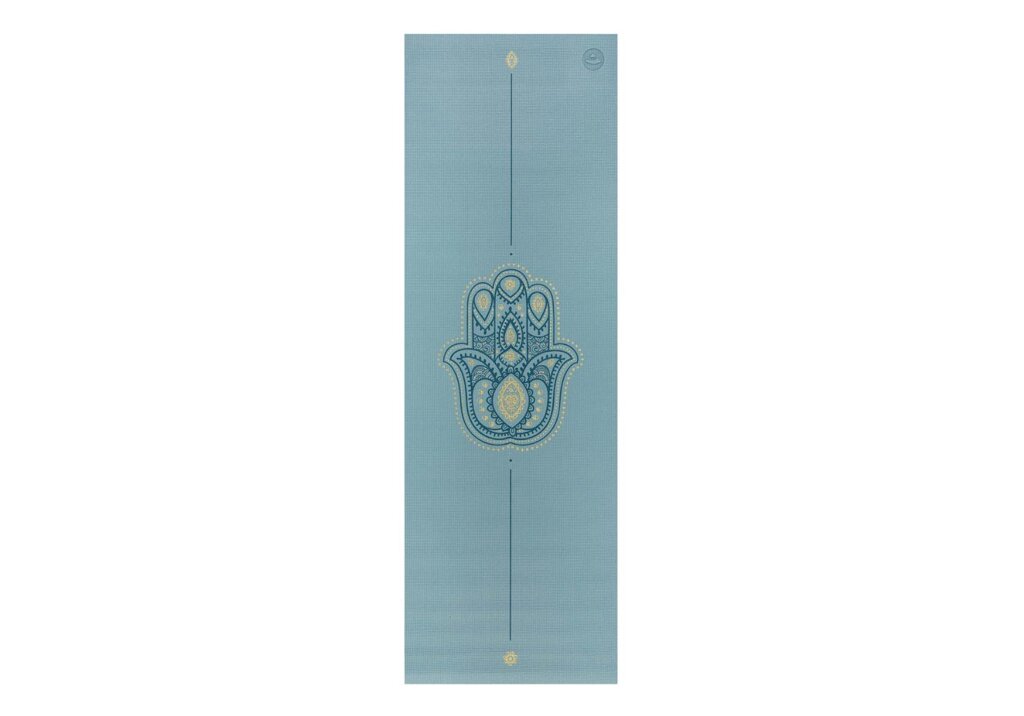 Килимок для йоги Bodhi Leela Hamsa Light Blue 183x60x0.4 см від компанії Придбай - фото 1