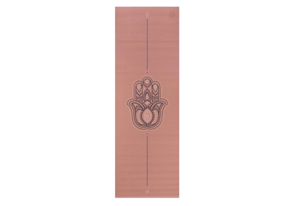 Килимок для йоги Bodhi Leela Hamsa Rose Tan 183x60x0.4 см від компанії Придбай - фото 1