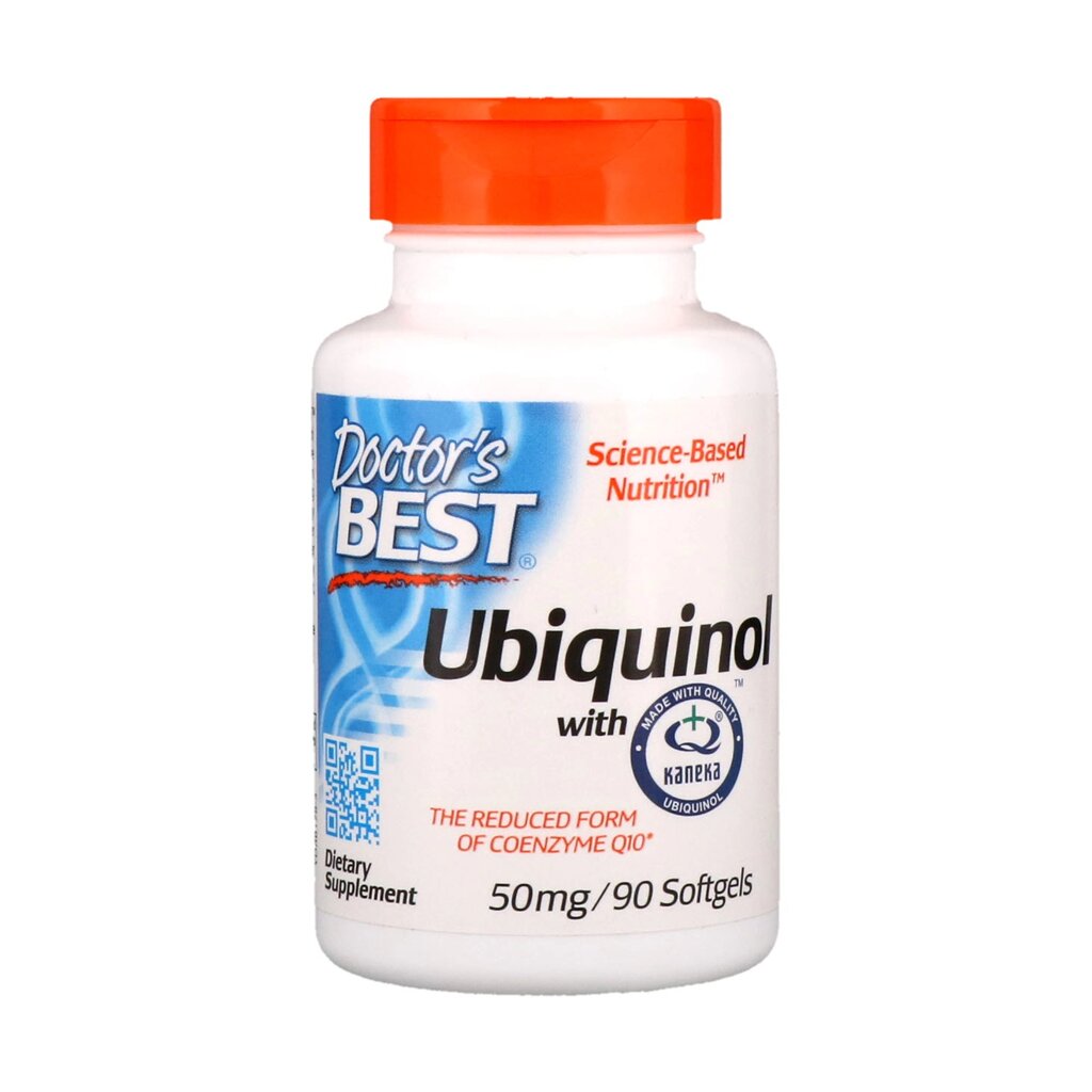 Коензим Doctor's Best, Q10, Ubiquinol, 50 мг, 90 капсул (9389) від компанії Придбай - фото 1