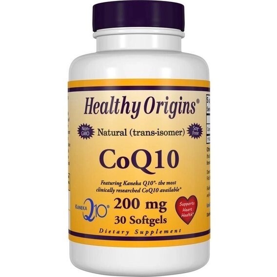 Коензім Healthy Origins CoQ10 200 mg 30 Softgels HO35047 від компанії Придбай - фото 1