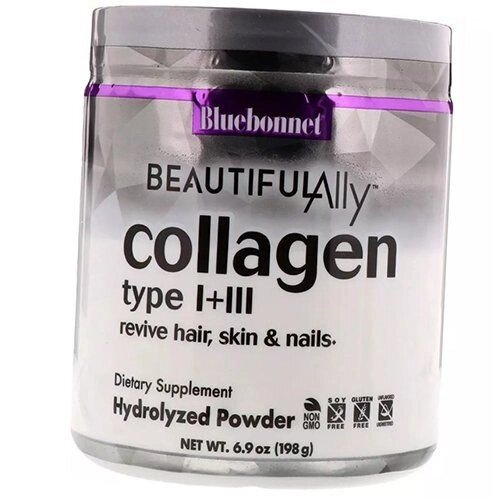 Колаген 1 і 3 типу Collagen Types I & III Powder Bluebonnet Nutrition 198р (68393002) від компанії Придбай - фото 1