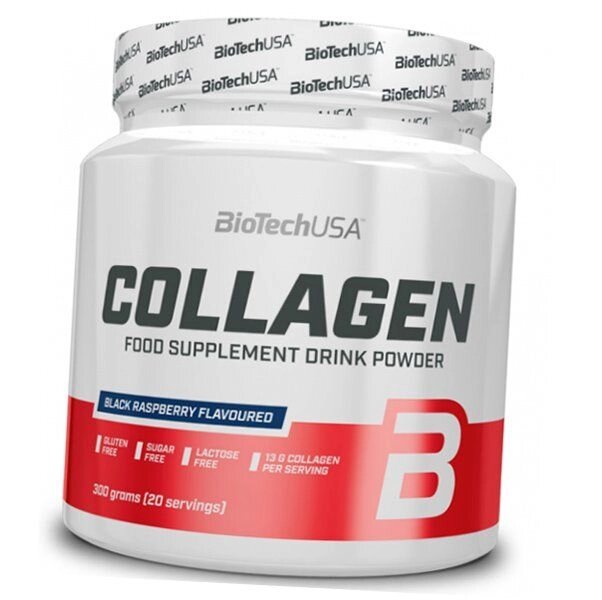 Колаген Collagen Powder BioTech (USA) 300г Чорна малина (68084002) від компанії Придбай - фото 1