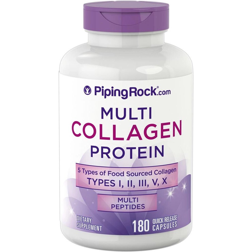 Колаген Piping Rock Multi Collagen Protein Types I II III V, X 2000 mg 180 Caps від компанії Придбай - фото 1