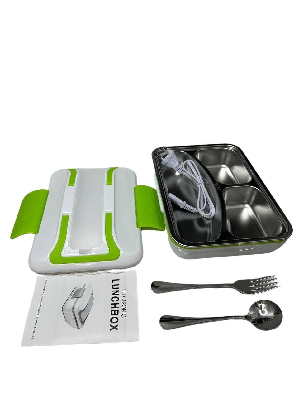 Компактний електричний ланч бокс OPT-TOP Lunch Box від мережі 220 V 820 мл (1937475591) від компанії Придбай - фото 1