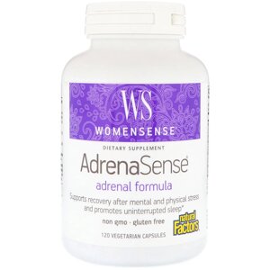 Комплекс підтримки надниркових залоз Natural Factors WomenSense AdrenaSense 120 капсул