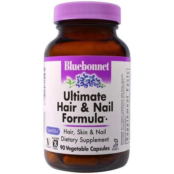 Комплекс для шкіри волосся нігтів Bluebonnet Nutrition Ultimate Hair & Nail Formula 90 Veg Caps від компанії Придбай - фото 1