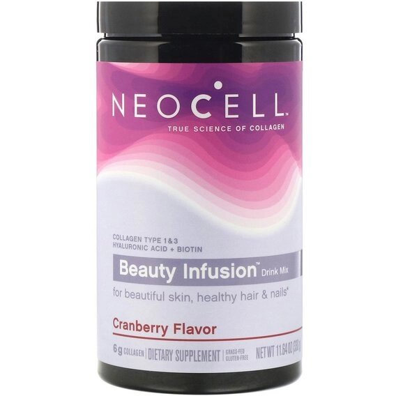 Комплекс для шкіри волосся нігтів Neocell Beauty Infusion Drink Mix 11.64 oz 330 g /30 servings/ Cranberry M12942 від компанії Придбай - фото 1