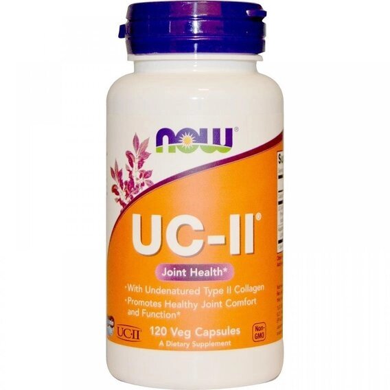 Комплекс для шкіри, волосся, нігтів NOW Foods UC-II 40 mg 120 Veg Caps від компанії Придбай - фото 1