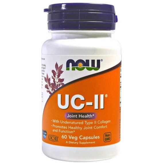 Комплекс для шкіри, волосся, нігтів NOW Foods UC-II 40 mg 60 Veg Caps від компанії Придбай - фото 1