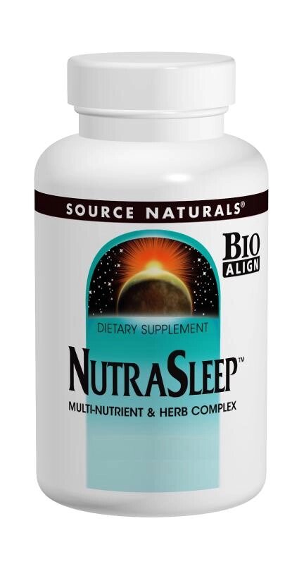 Комплекс для Здорового Сну Nutra Sleep Source Naturals 100 таблеток від компанії Придбай - фото 1