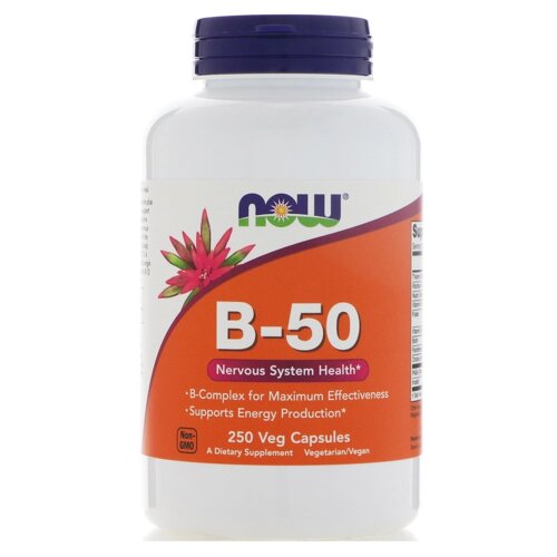 Комплекс Now Foods B-50 250 вегетаріанських капсул