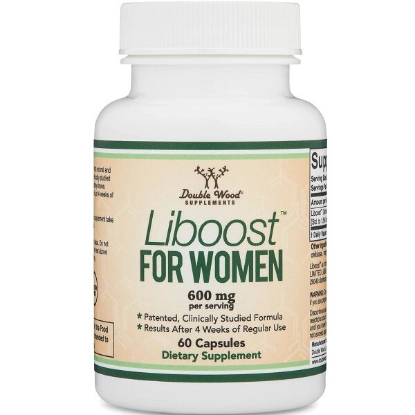 Комплекс підвищення лібідо Double Wood Supplements Liboost For Women 600 mg 60 Caps від компанії Придбай - фото 1