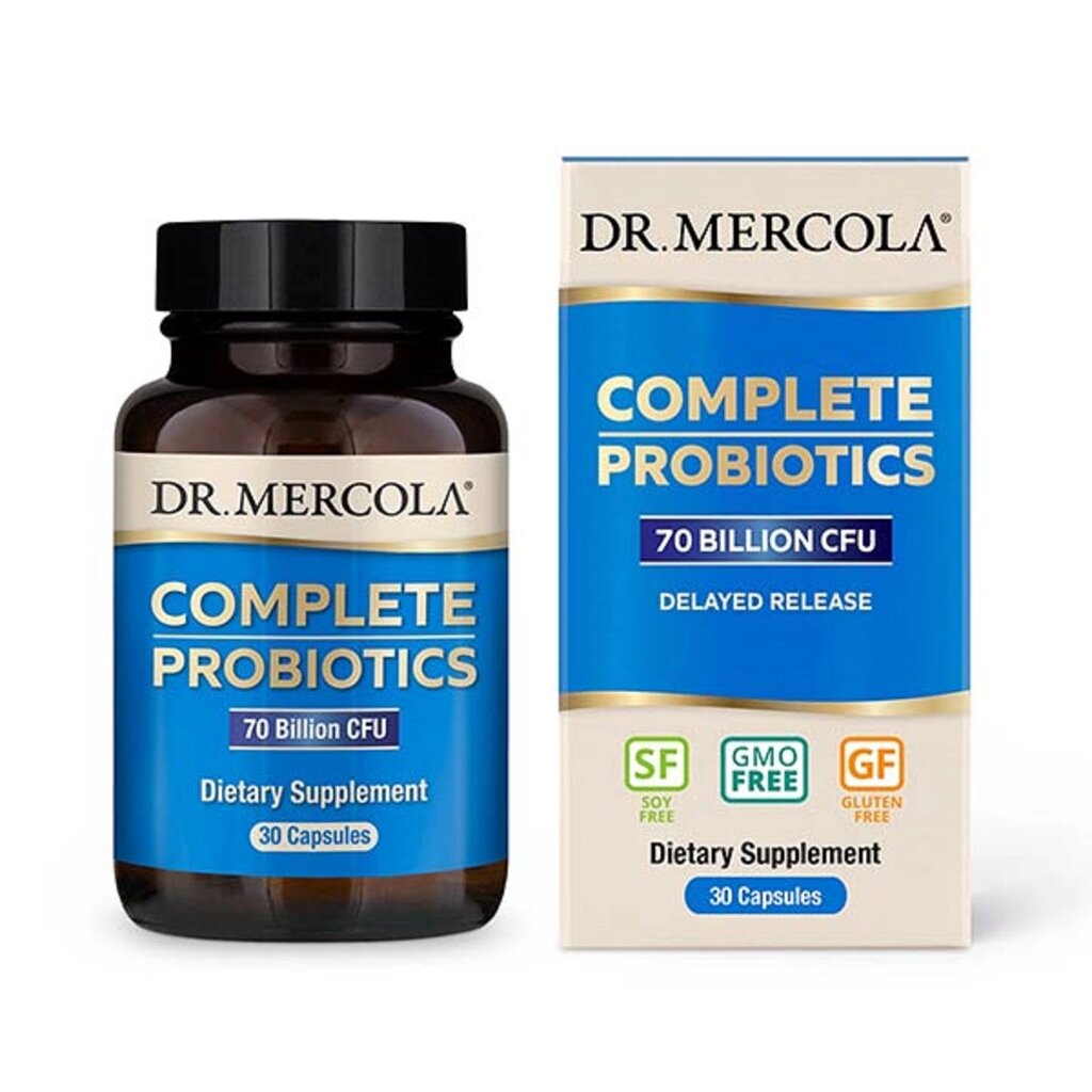 Комплекс пробіотиків Complete Probiotics 70 Billion Dr. Mercola 30 капсул від компанії Придбай - фото 1