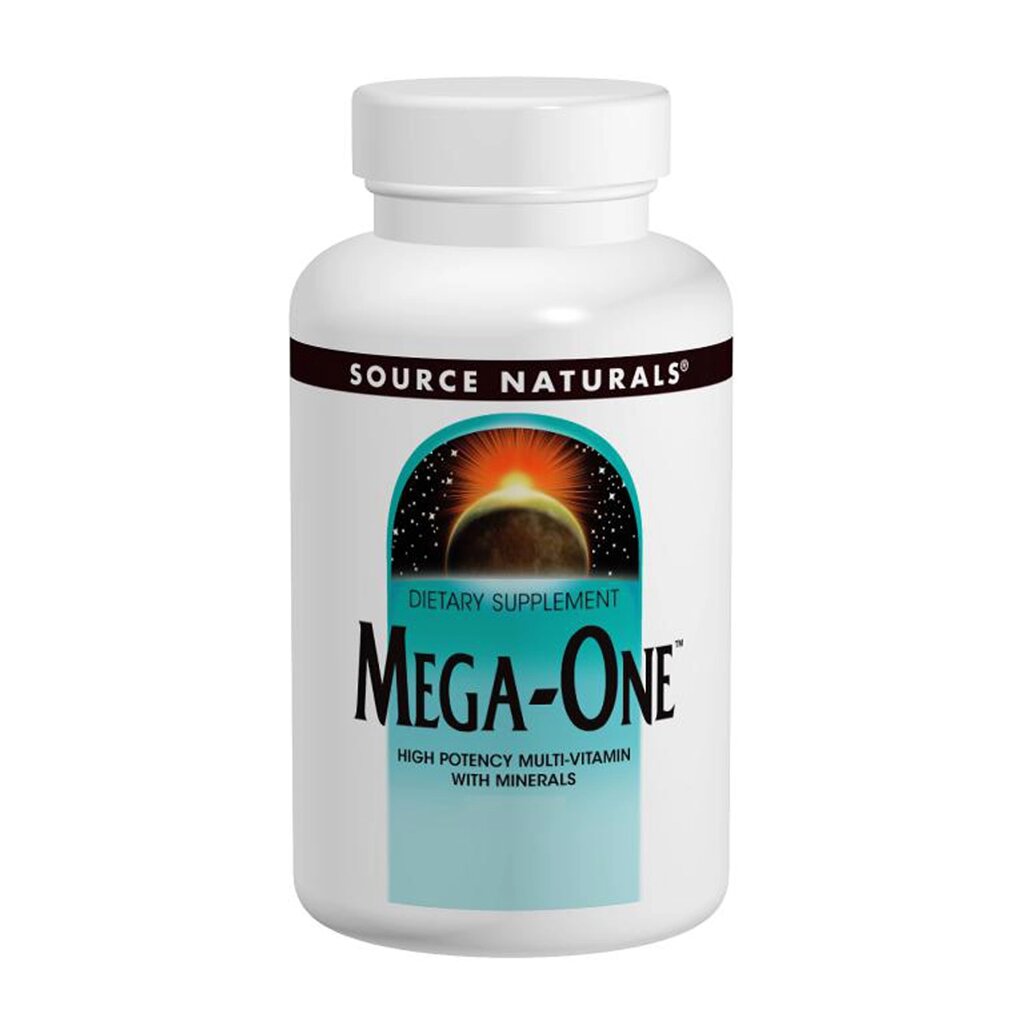 Комплекс вітамінів та мінералів Source Naturals Mega-One 60 таблеток (SN0008) від компанії Придбай - фото 1