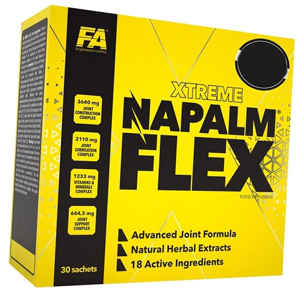 Комплексний хондропротектор Napalm Flex Fitness Authority 30пакетов (03113002) від компанії Придбай - фото 1